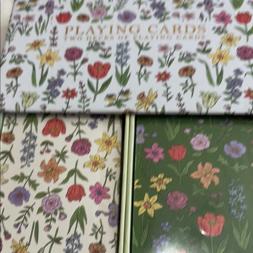 Pick 1 - Floral Playing Cards Set - Picture 4 of 5